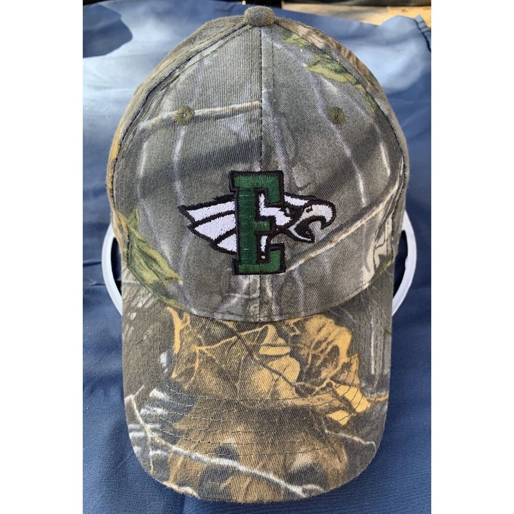 Eagles Camo Adjustable Hat “E” Camouflage Baseball Cap Hat SnapBack